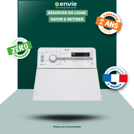 Lave-Linge Top WHIRLPOOL TDLR65210