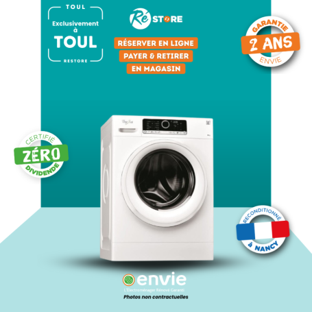 Lave-Linge Hublot WHIRLPOOL FSCR80413